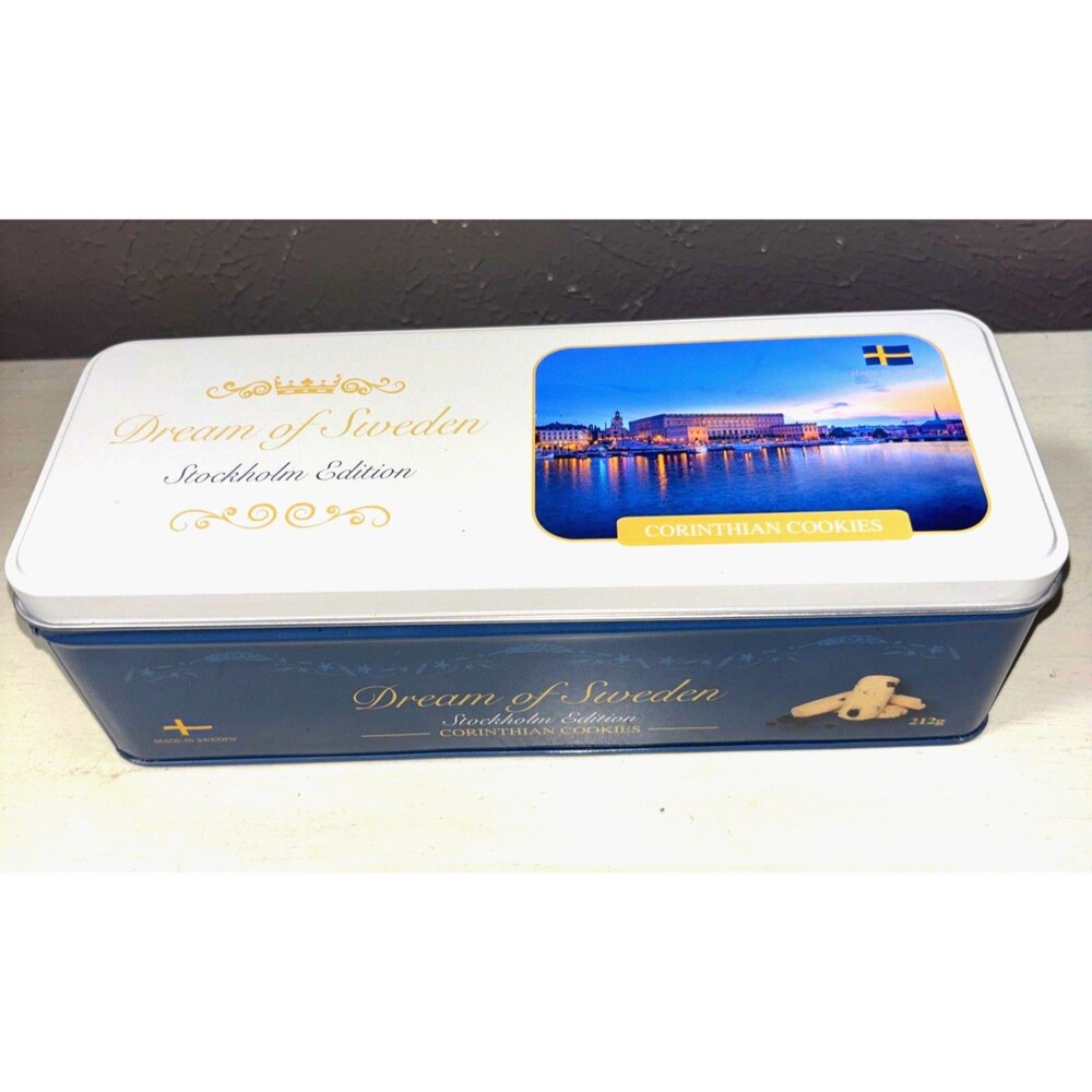 Dream of Sweden "Stockholm Edition" Corinthian Cookies Tin